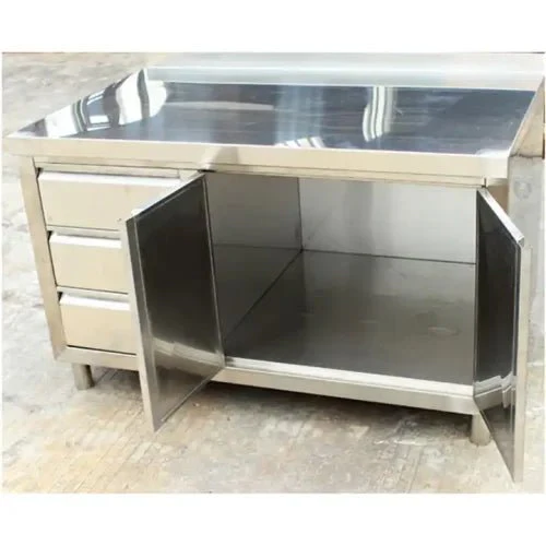 Stainless Steel Cabinet Bench – Garage & Restaurant Workstation Table | Model 1218234 - Image 4