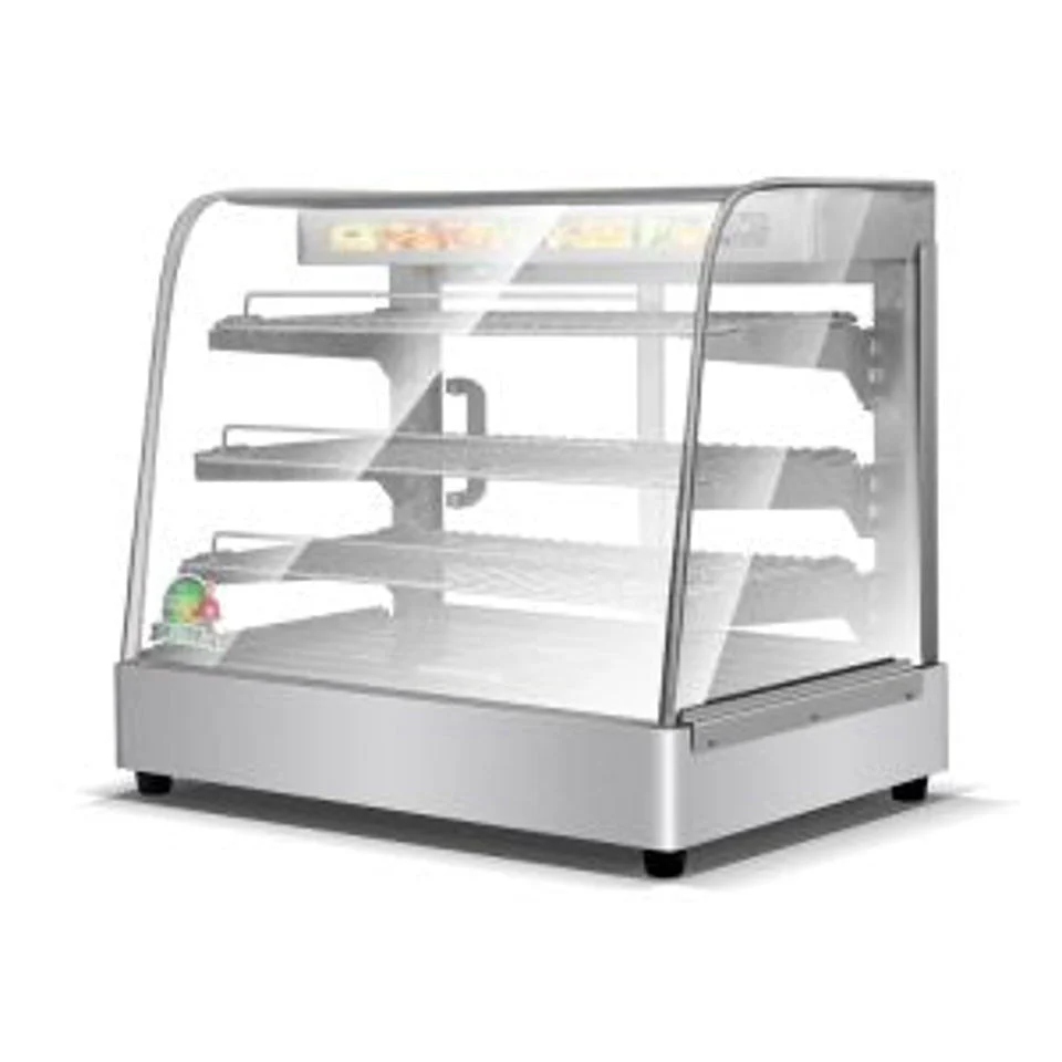 New Commercial Stainless Steel Food Warmer Display – Countertop Heated Showcase 921544 - Image 10