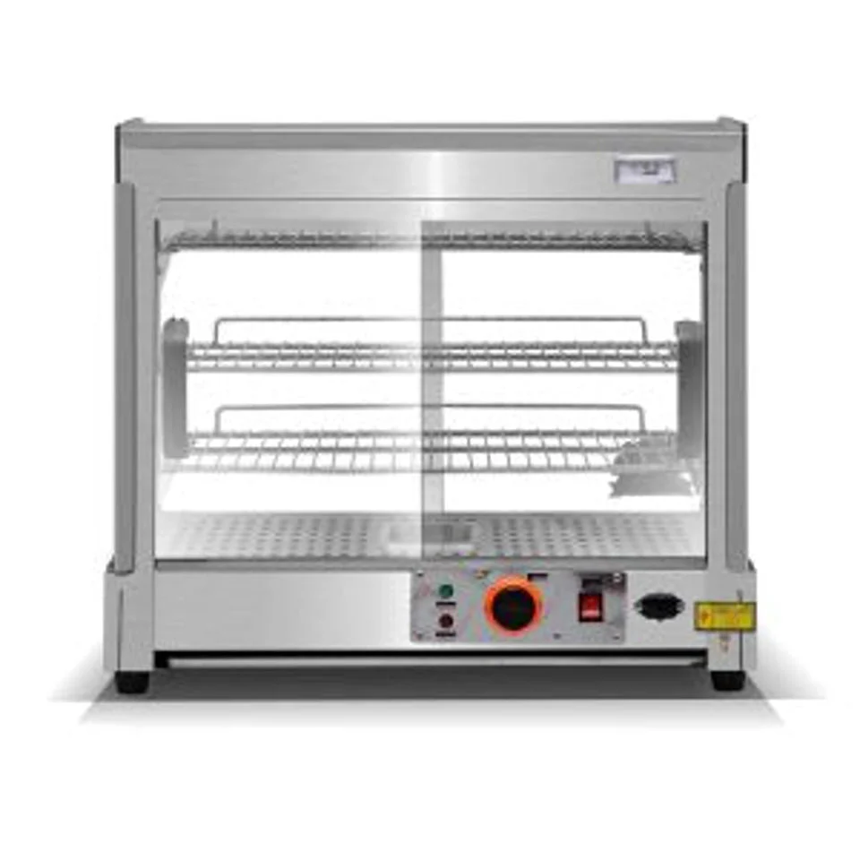 New Commercial Stainless Steel Food Warmer Display – Countertop Heated Showcase 921544 - Image 11