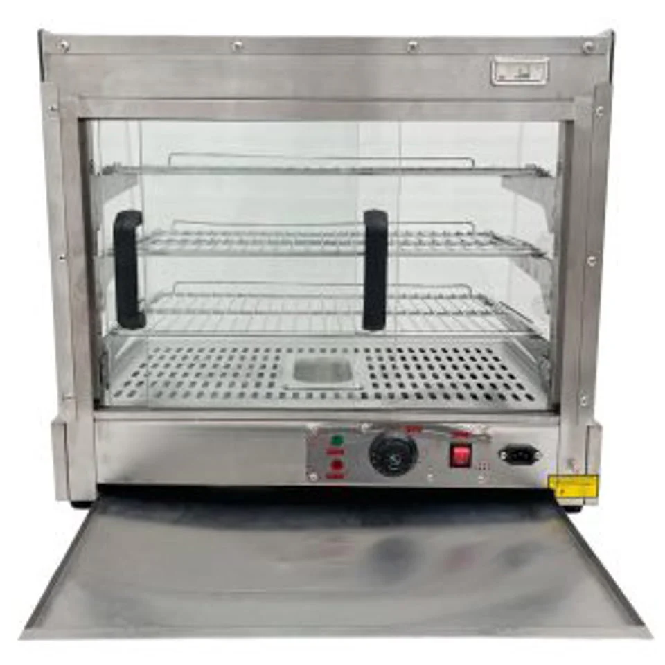 New Commercial Stainless Steel Food Warmer Display – Countertop Heated Showcase 921544 - Image 12