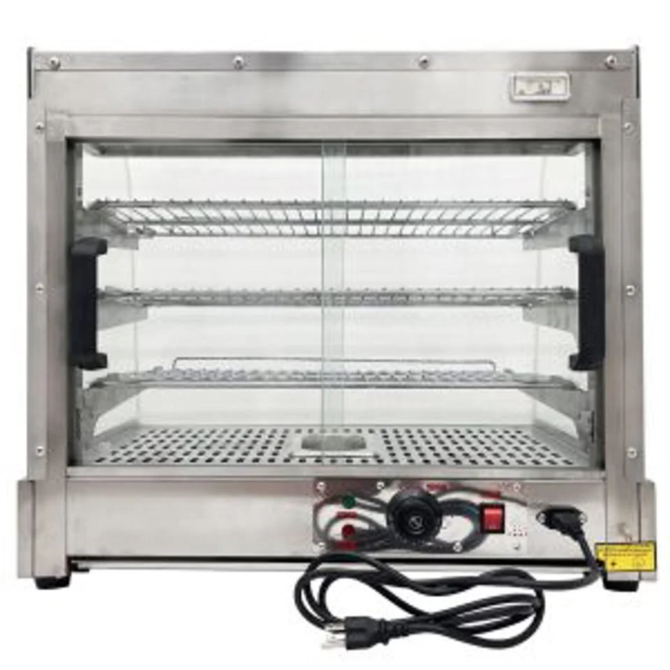 New Commercial Stainless Steel Food Warmer Display – Countertop Heated Showcase 921544 - Image 2