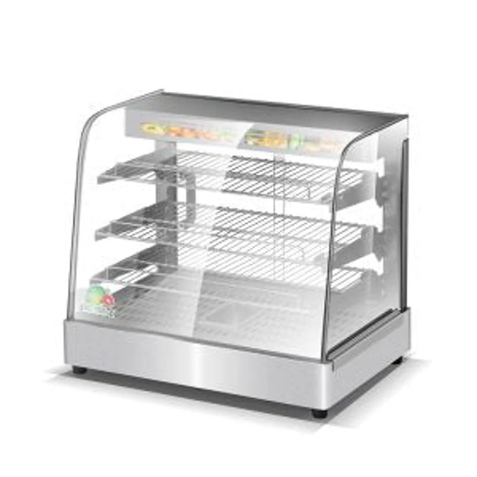New Commercial Stainless Steel Food Warmer Display – Countertop Heated Showcase 921544 - Image 3