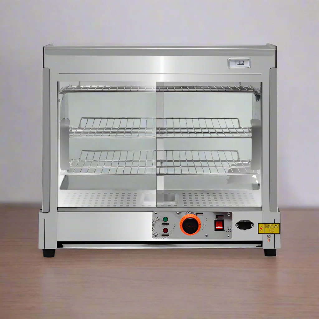 New Commercial Stainless Steel Food Warmer Display – Countertop Heated Showcase 921544 - Image 5