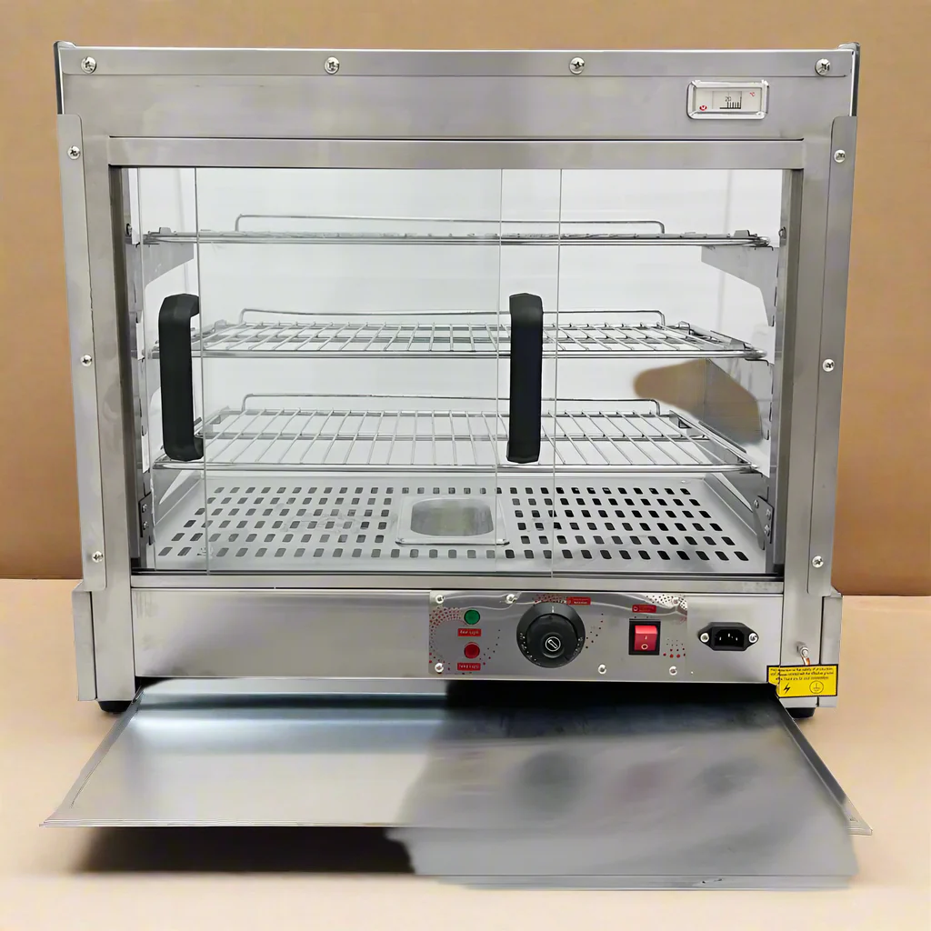 New Commercial Stainless Steel Food Warmer Display – Countertop Heated Showcase 921544 - Image 6