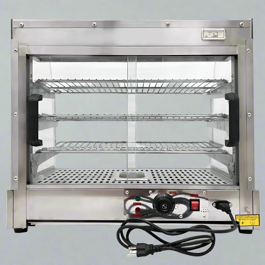 New Commercial Stainless Steel Food Warmer Display – Countertop Heated Showcase 921544 - Image 7