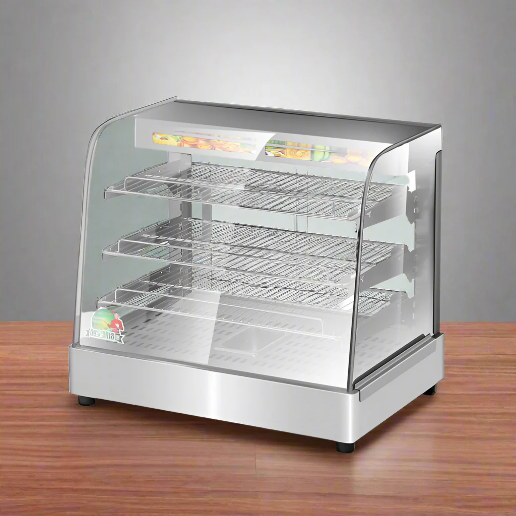 New Commercial Stainless Steel Food Warmer Display – Countertop Heated Showcase 921544 - Image 8