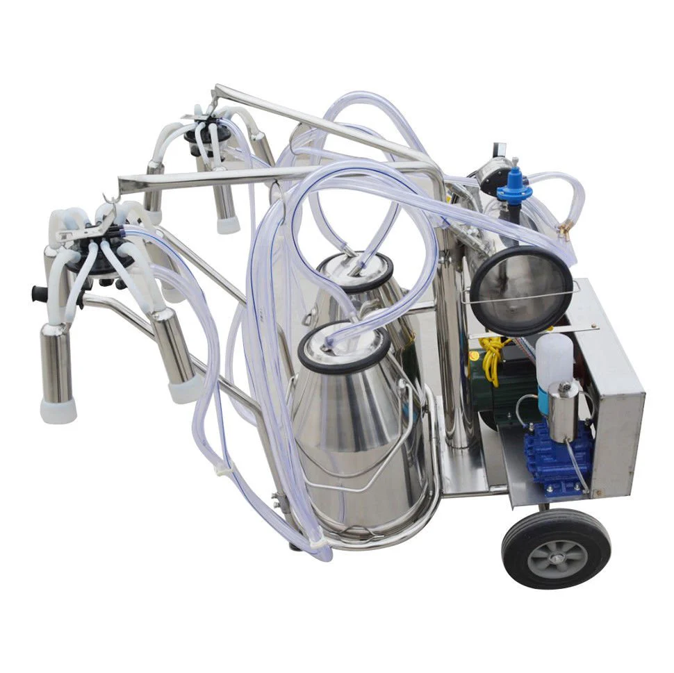 Double & Single Cow Milking Machine – Stainless Steel Portable Dairy Milker - Image 8