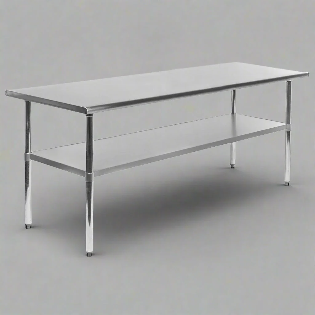 Stainless Steel Prep Tables – Commercial Workstations for Kitchen, Garage & Food Service