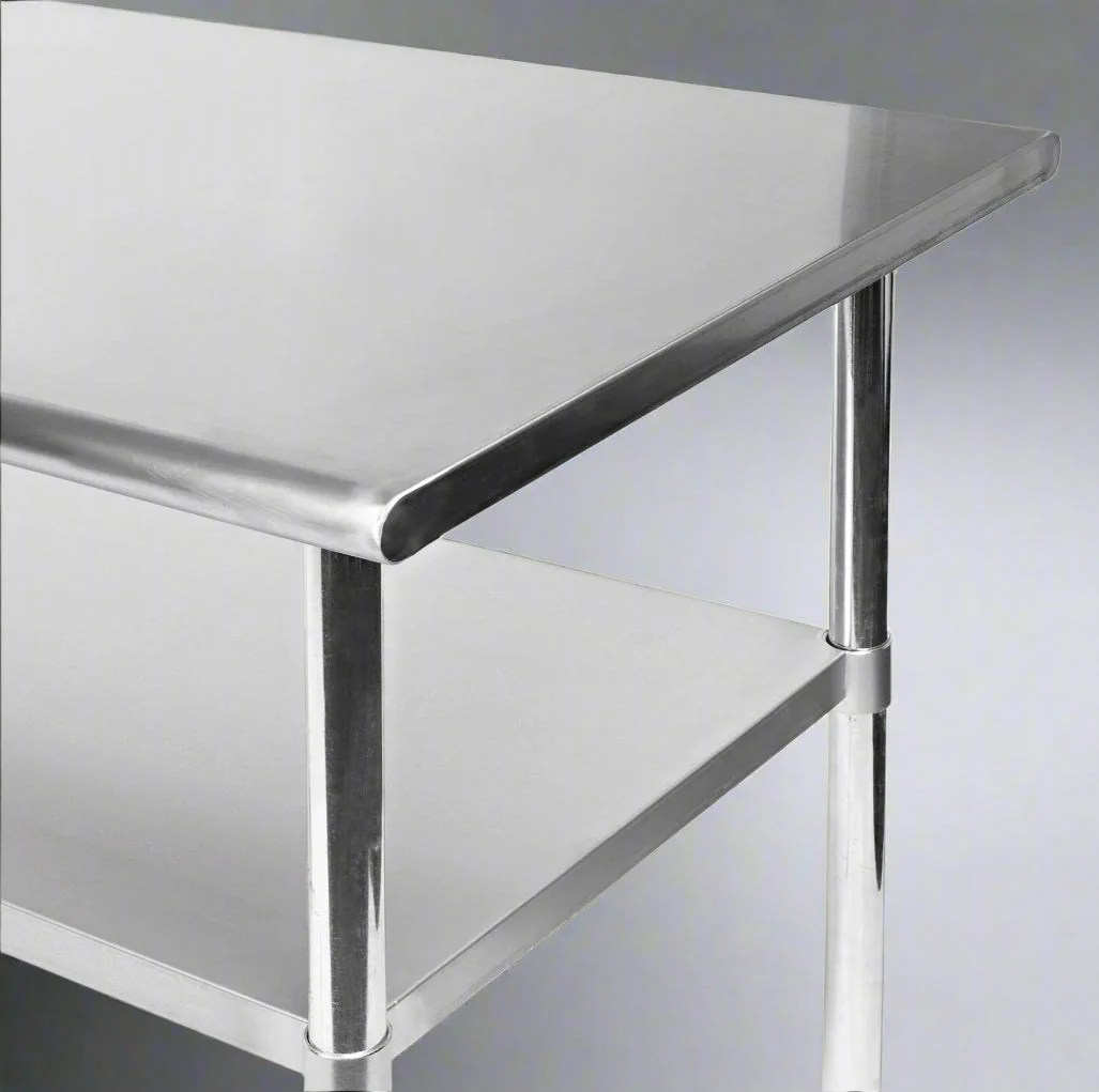 Stainless Steel Prep Tables – Commercial Workstations for Kitchen, Garage & Food Service - Image 3