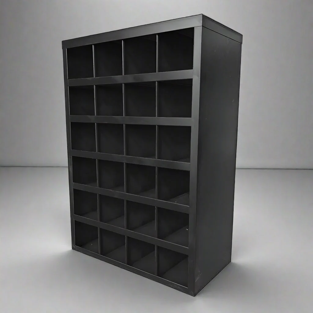 Metal Bolt Bin Organizer Cabinet – 24, 40, 72 & 96-Hole Steel Parts Storage for Garage, Workshop, or Industrial Use - Image 6