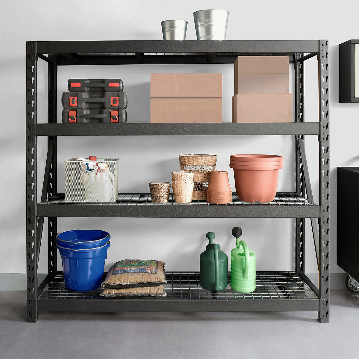 Steel Garage Storage Rack – 3, 4, 5-Tier Heavy-Duty Industrial Shelving Units - Image 12