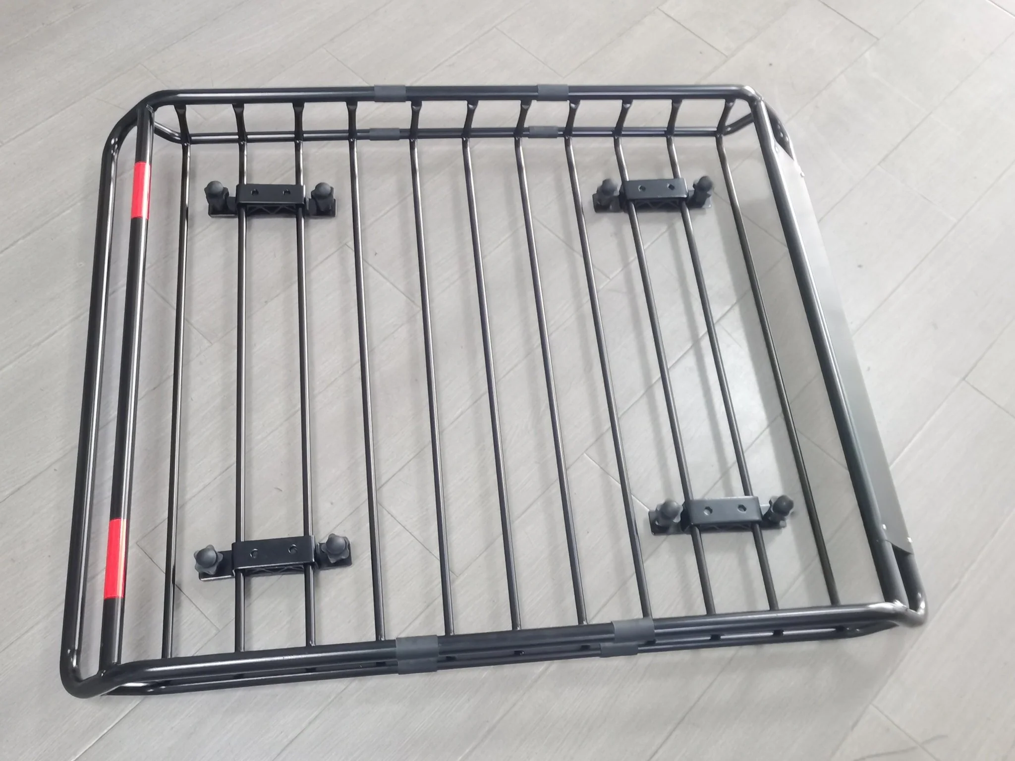 New 150 LBS Roof Mounted Steel Cargo Rack – Heavy-Duty Car Top Luggage Carrier CC0150S - Image 2
