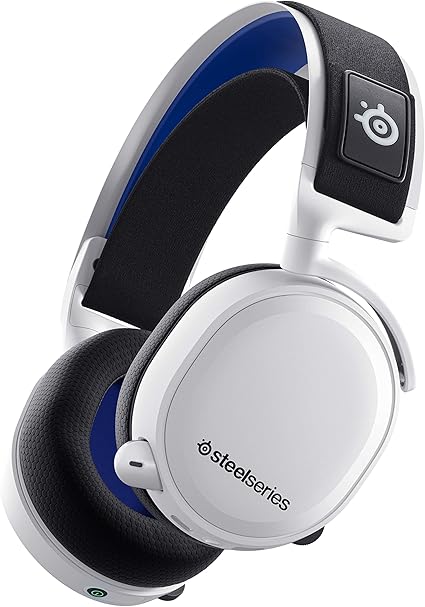 SteelSeries Arctis 7P+ Wireless Gaming Headset for PS5 PS4 PC Mac Android and Switch White