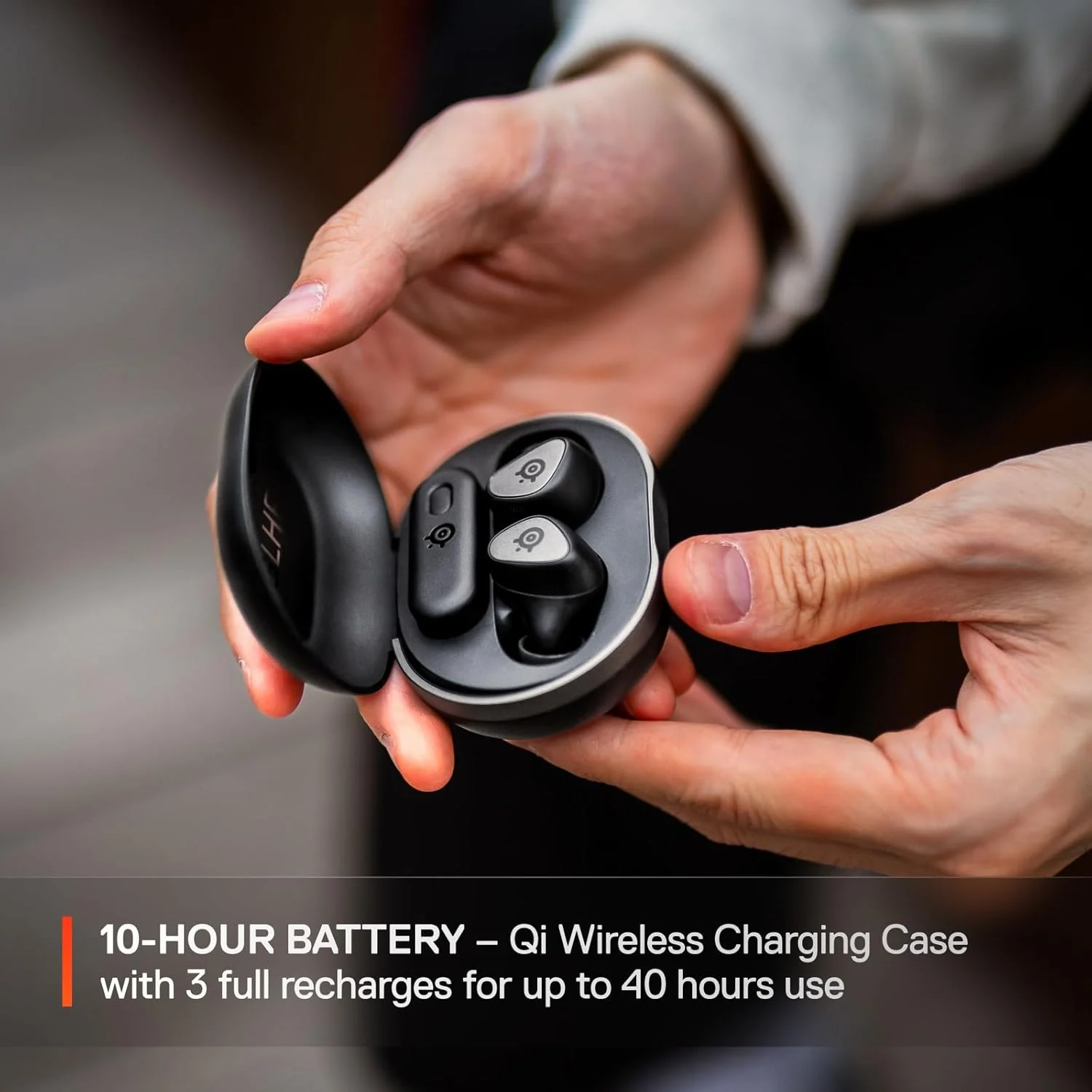 SteelSeries Arctis GameBuds – Dual Wireless Gaming Earbuds with ANC & 40H Battery - Image 15