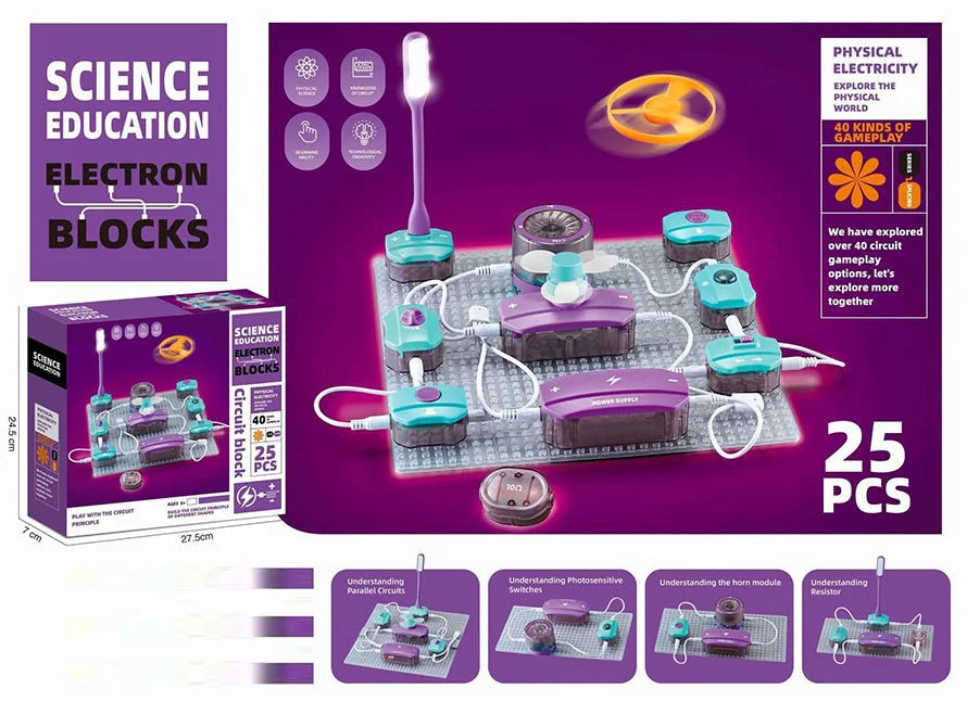STEM Building Block Set – Educational Construction Toy Kit (Battery-Free) EPT1392593