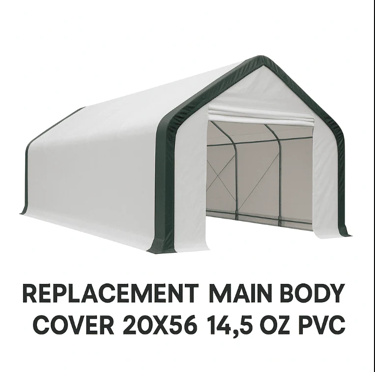 Storage Building Tarp Replacements Parts Tubes & Ratchets – Heavy-Duty PE & PVC Cover Options - Image 10
