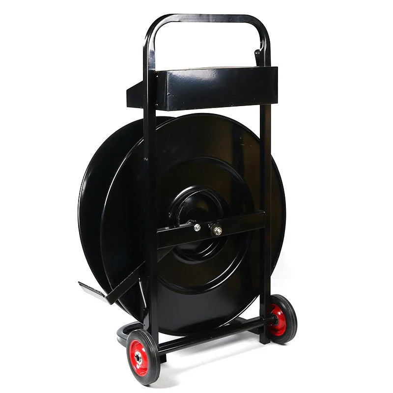Poly & Steel Strapping Banding Cart 40" Heavy Duty Dispenser for PP & PET Strap Industrial S1115 - Image 4