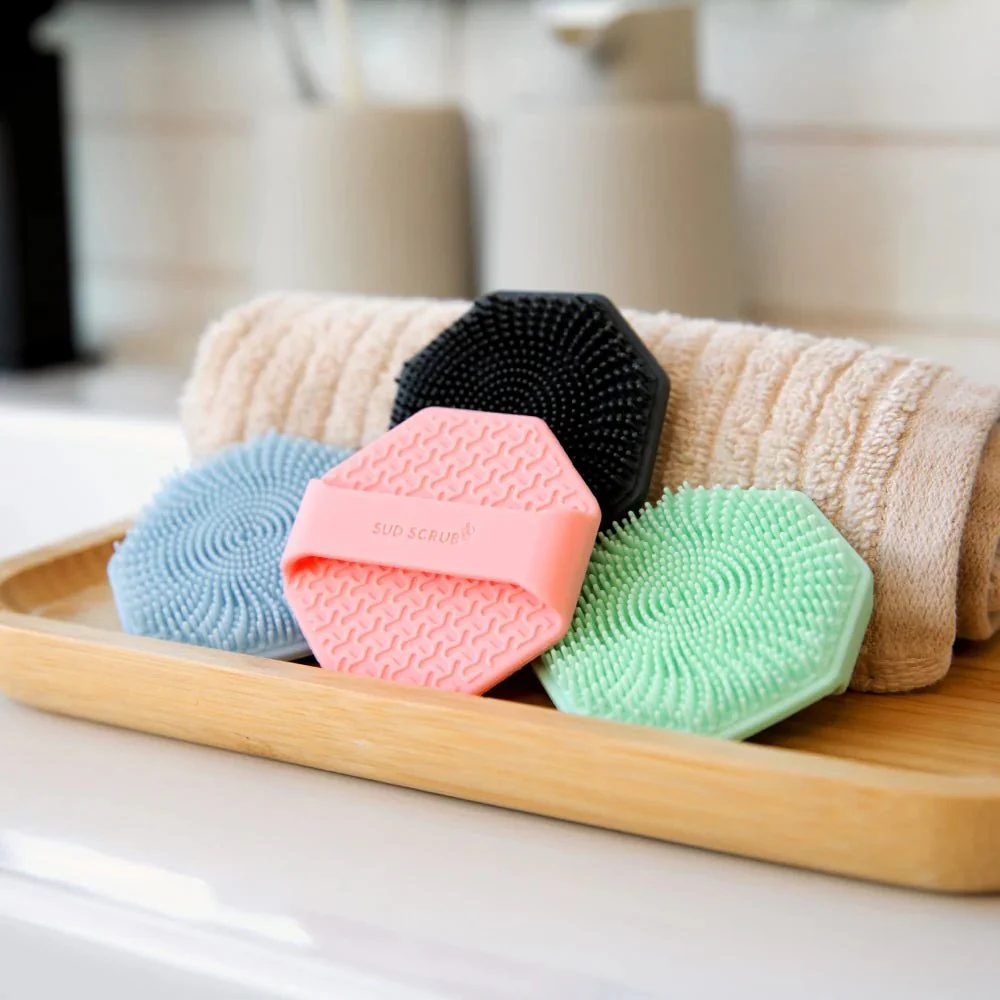 Sud Scrub Silicone Body Scrubber for Sensitive Skin
