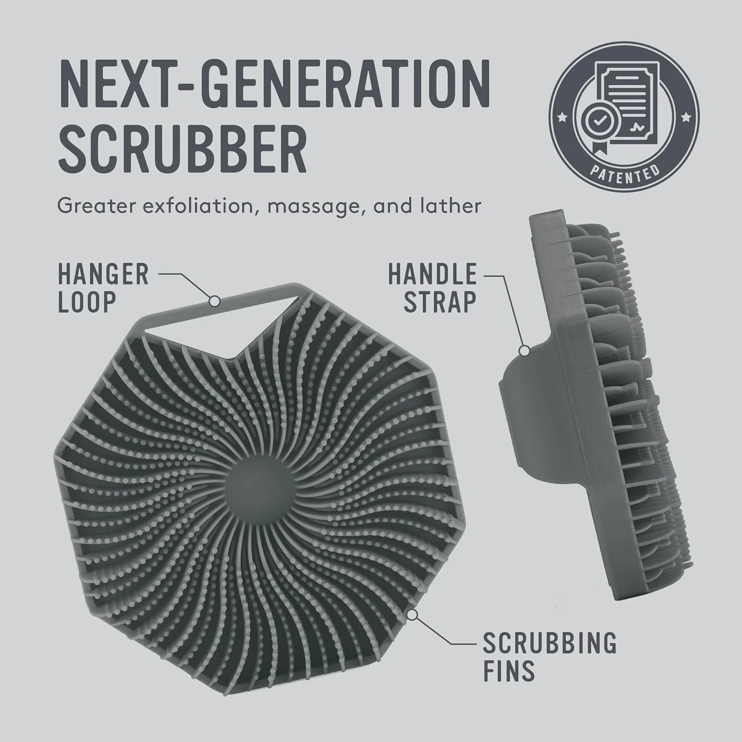 Sud Scrub Silicone Body Scrubber for Sensitive Skin - Image 2
