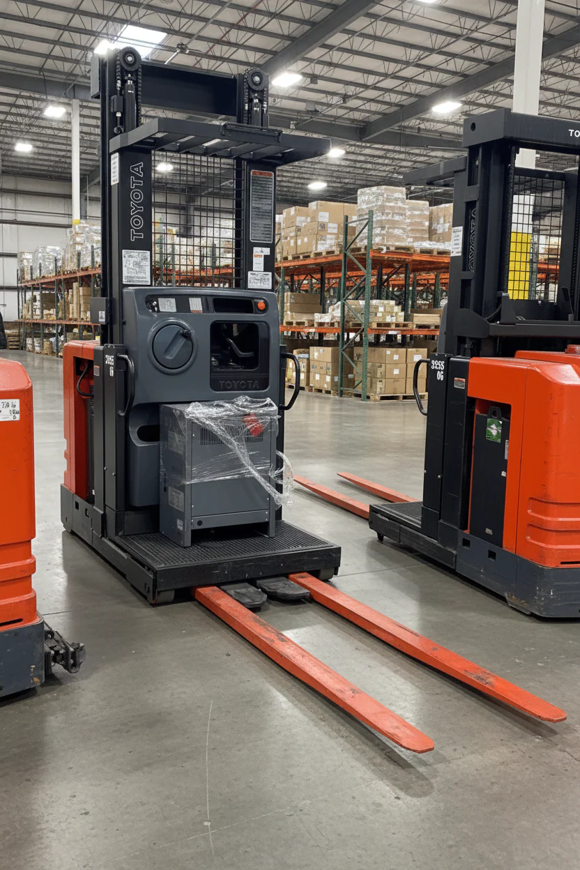 Surplus Toyota Electric Order Pickers – Warehouse Forklift | Narrow Aisle Picker - Image 2