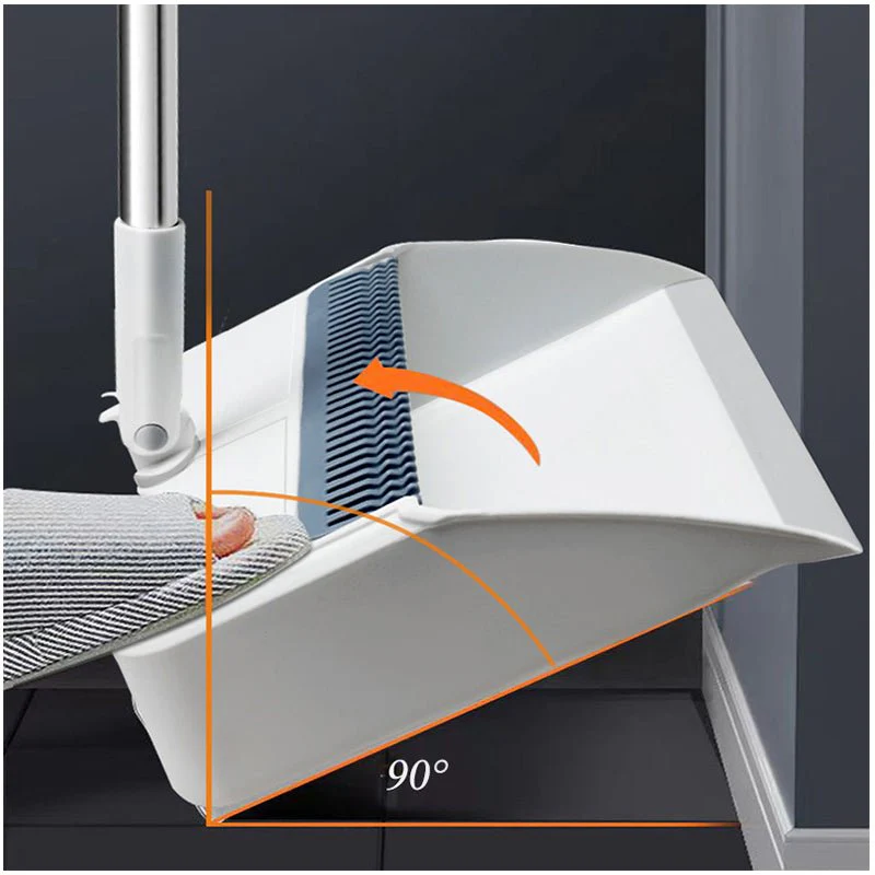 Sweeper Broom and Dustpan Set – Home & Office Cleaning with Stainless Steel Handle | SKU: 2246223 - Image 3