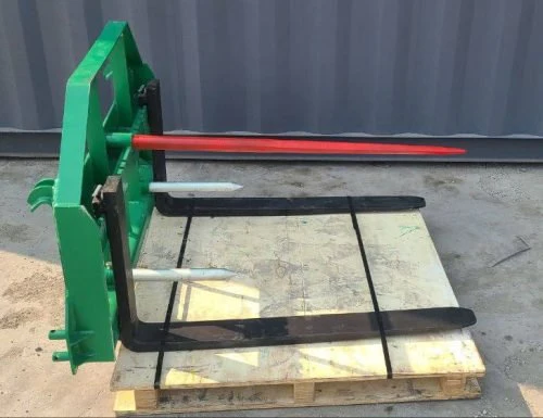 John Deere Euro Global Combo Attachment – Tractor Pallet Forks Hay Spear 2-in-1 Implement 5236047 - Image 3