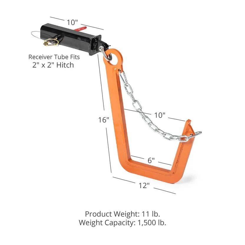 Tele-Boom Lifting J Hook – Heavy-Duty Crane & Material Handling Attachment | Model 8207071 - Image 2