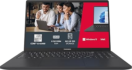THOMSON NEOX 15.6 Inch Laptop Intel Core i5 8GB RAM 512GB SSD Windows 11