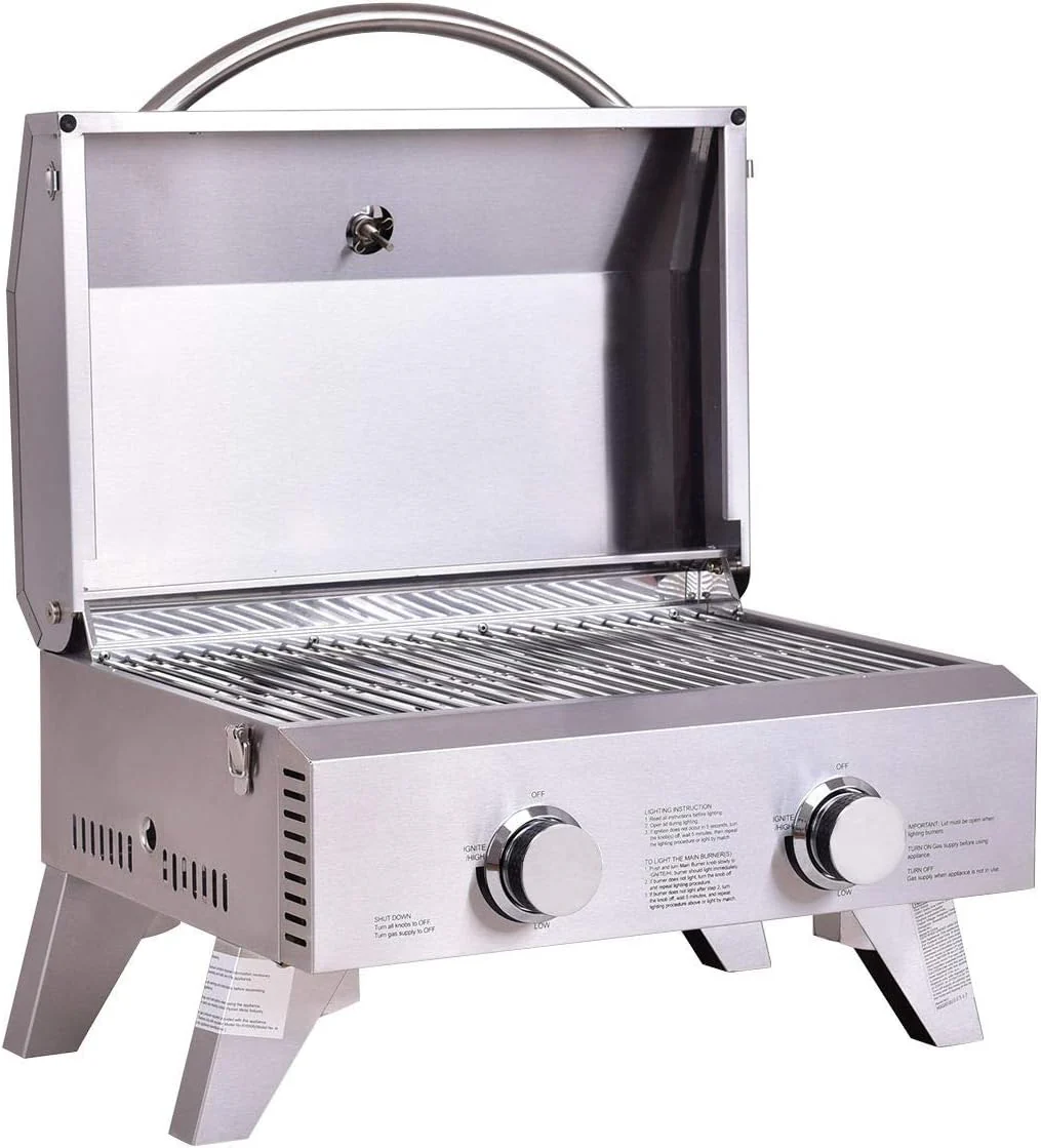 Thor Portable Stainless Steel BBQ Grill Barbeque – Compact Outdoor Propane Barbecue | Model HGG2012U - Image 2