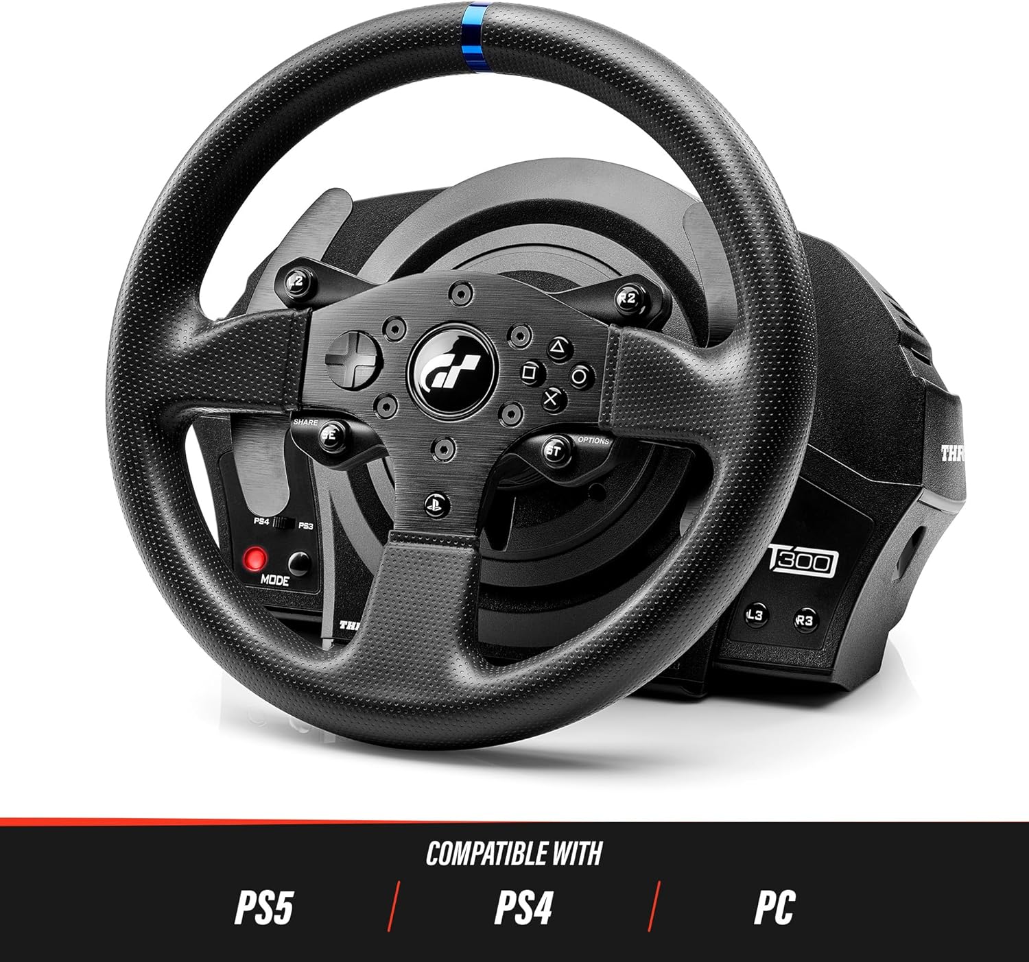 Thrustmaster T300RS Force Feedback GT Racing Wheel (compatible w/ PS5, PS5 Pro, PS4 & PC) - Image 2