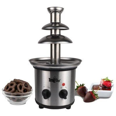 Total Chef 1.5 lbs 3 Tier Chocolate Fondue Fountain