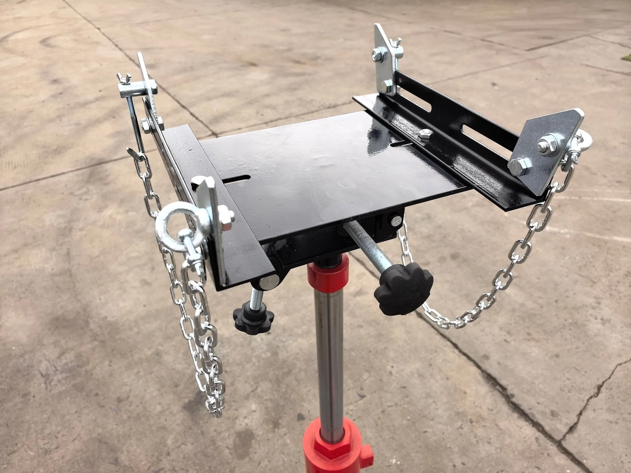 Transmission Jack Adaptor 1100 lbs – Adjustable Tilt & Rotation for 30mm Hydraulic Shaft TJA1100D - Image 2