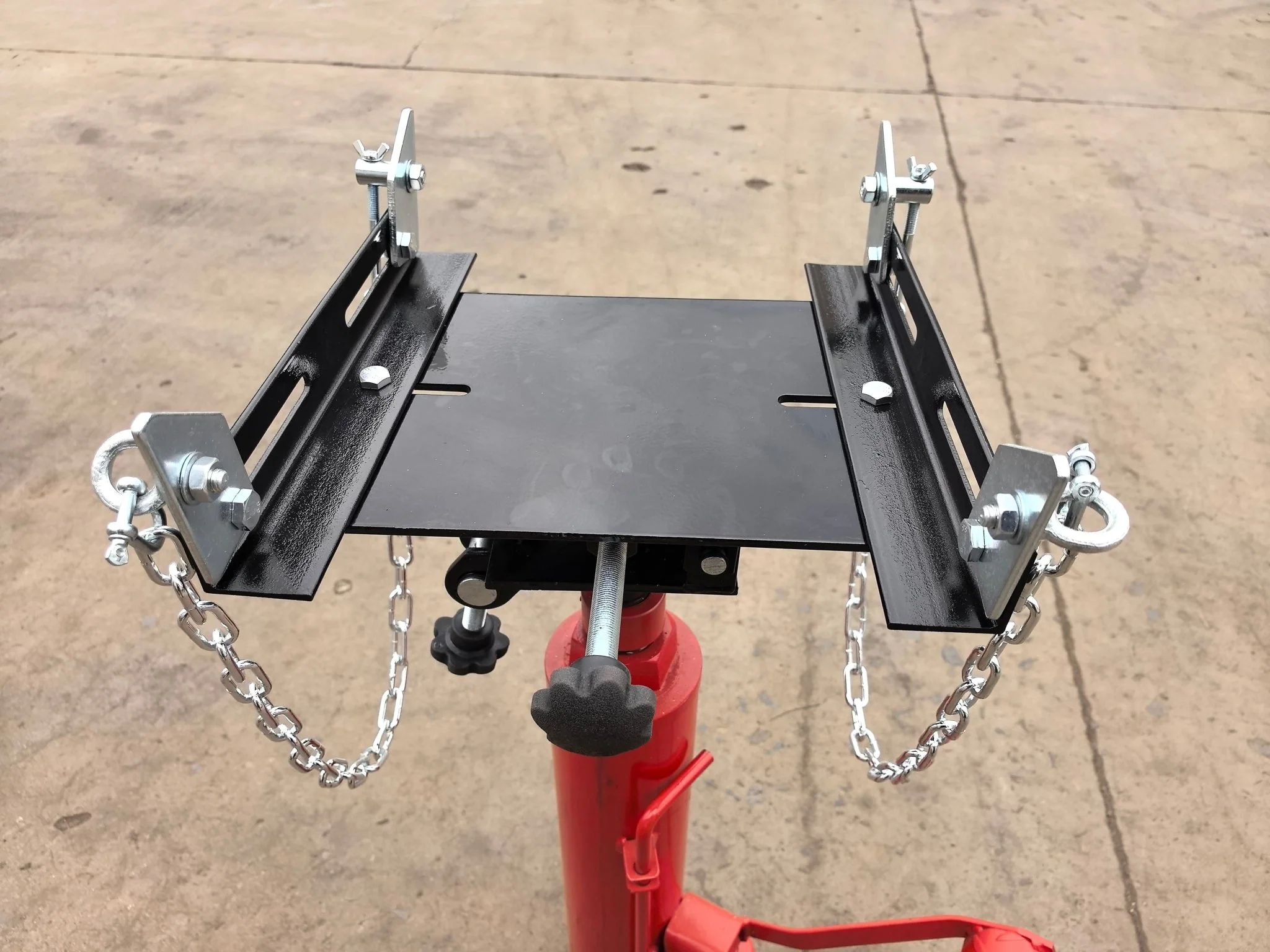 Transmission Jack Adaptor 1100 lbs – Adjustable Tilt & Rotation for 30mm Hydraulic Shaft TJA1100D - Image 4