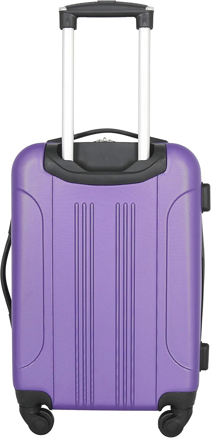 Travelers Club 20" Chicago Expandable Spinner Carry-On Luggage Purple/Pink [color may vary], used, has scratches - Image 2