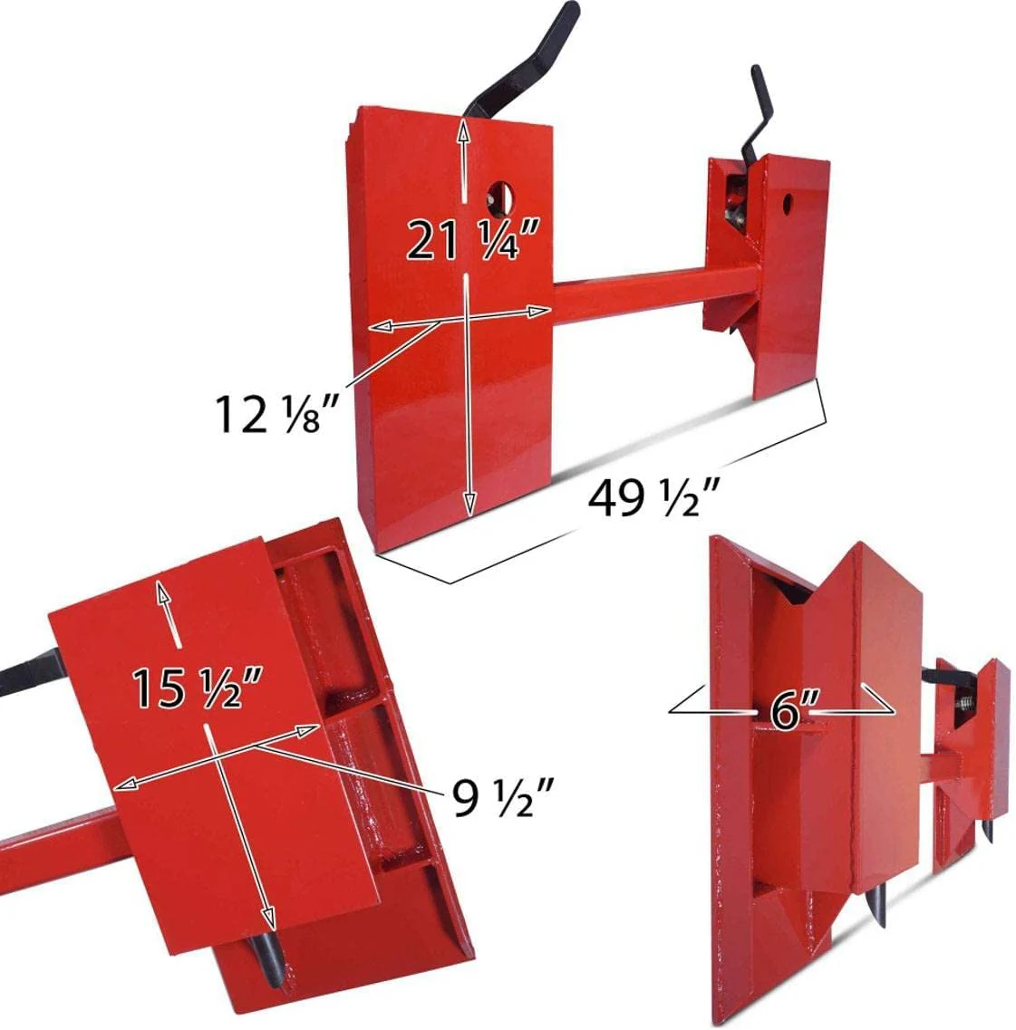 Universal Skid Steer Quick Tach Adapter Conversion Plate – Heavy Duty Tractor Attachment HLA95 - Image 2