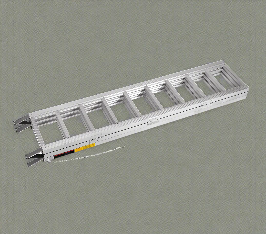 1500 LB Tri-Fold Aluminum Loading Ramps – Heavy-Duty Portable Set for ATVs & Equipment | Model 90018 - Image 2