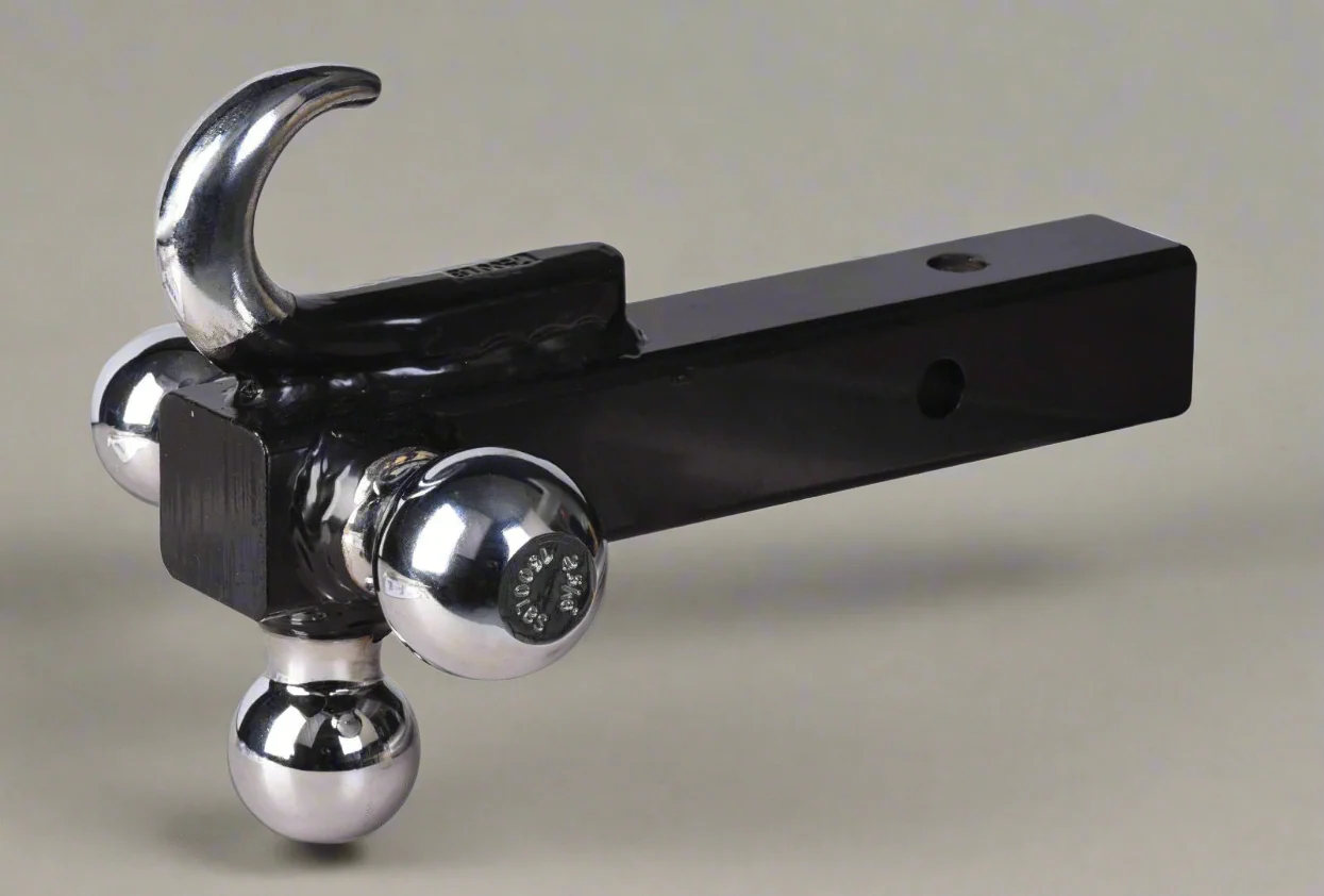 New Triple Ball Hitch with Hook – Fits 2" Receiver | 3 Ball Sizes for Versatile Towing – Model HB002 - Image 2