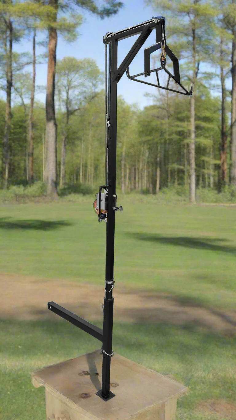 New Truck Hitch Game Winch Hoist – Heavy-Duty Hunting & Utility Lifting Tool 62604 - Image 3