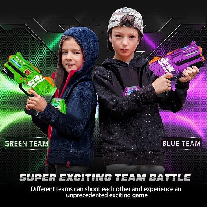 Third Generation Laser Tag Set – 2 Guns & 2 Tactical Vests Interactive Battle Game CPS297093 - Image 5
