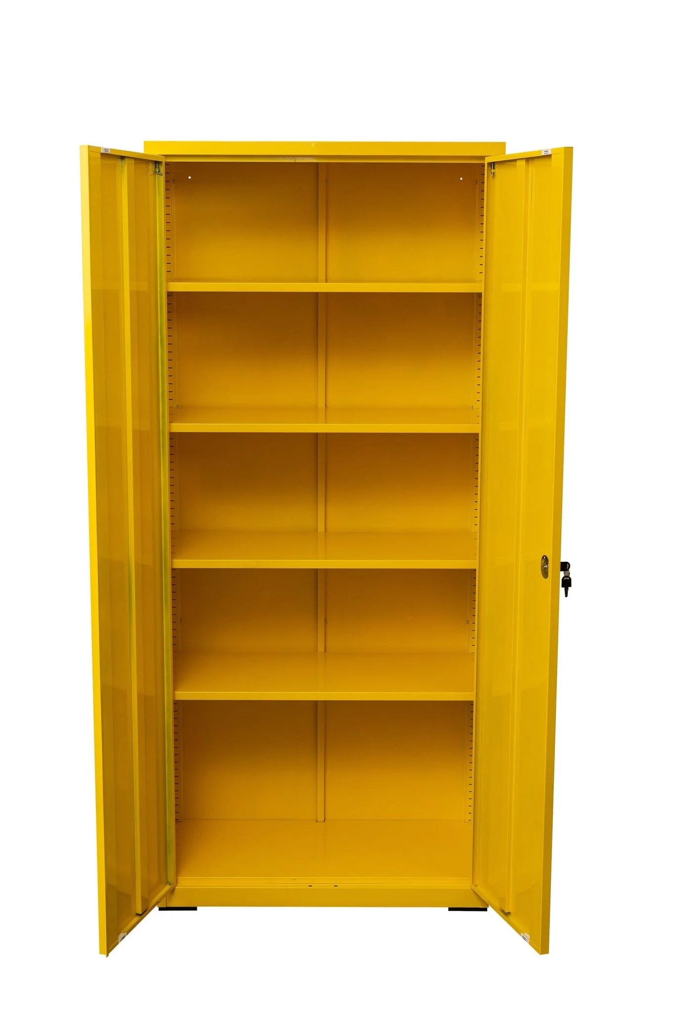 Two Door Metal Storage Cabinet – Lockable with Adjustable Shelves - Image 25