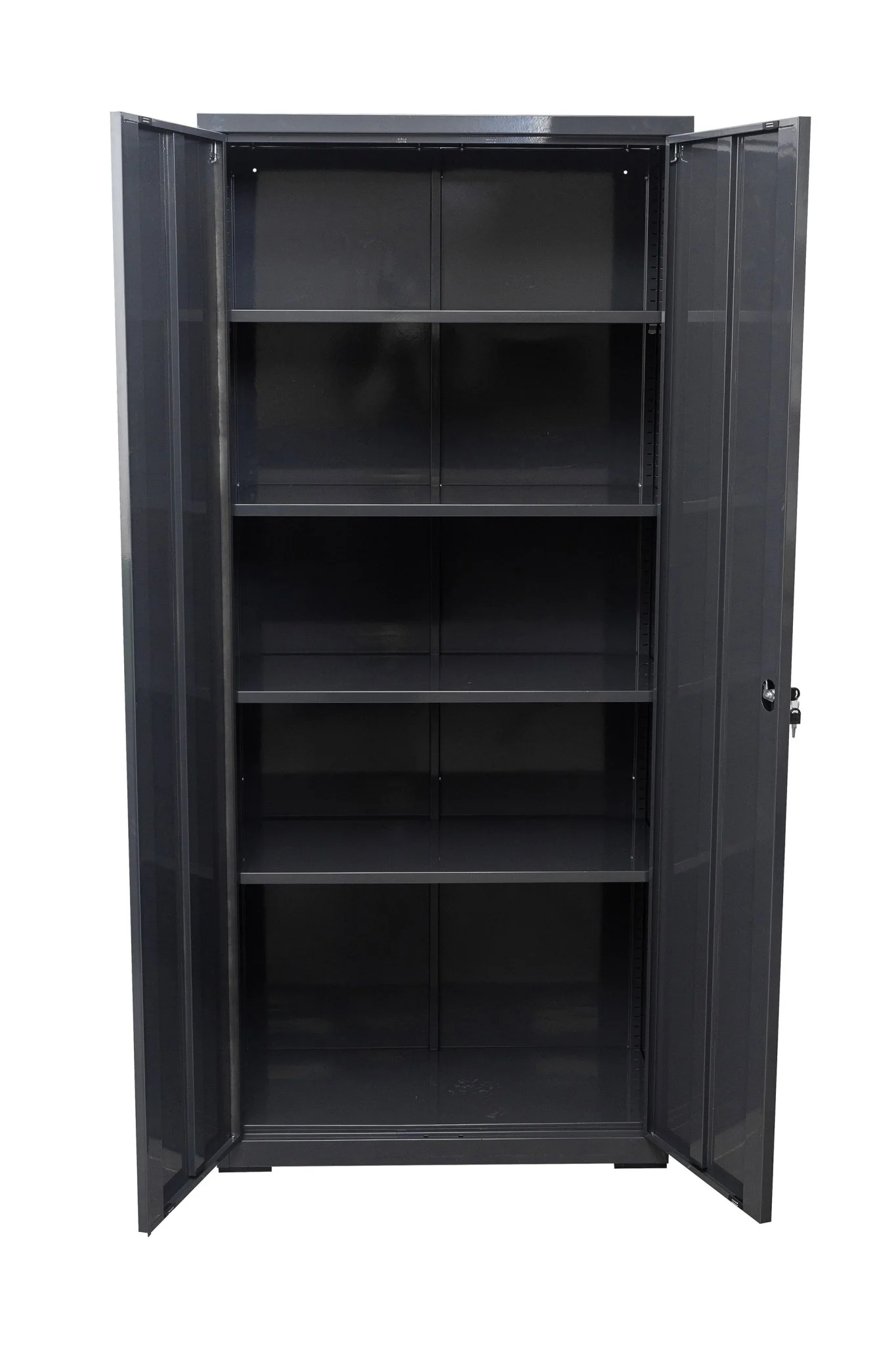 Two Door Metal Storage Cabinet – Lockable with Adjustable Shelves - Image 27