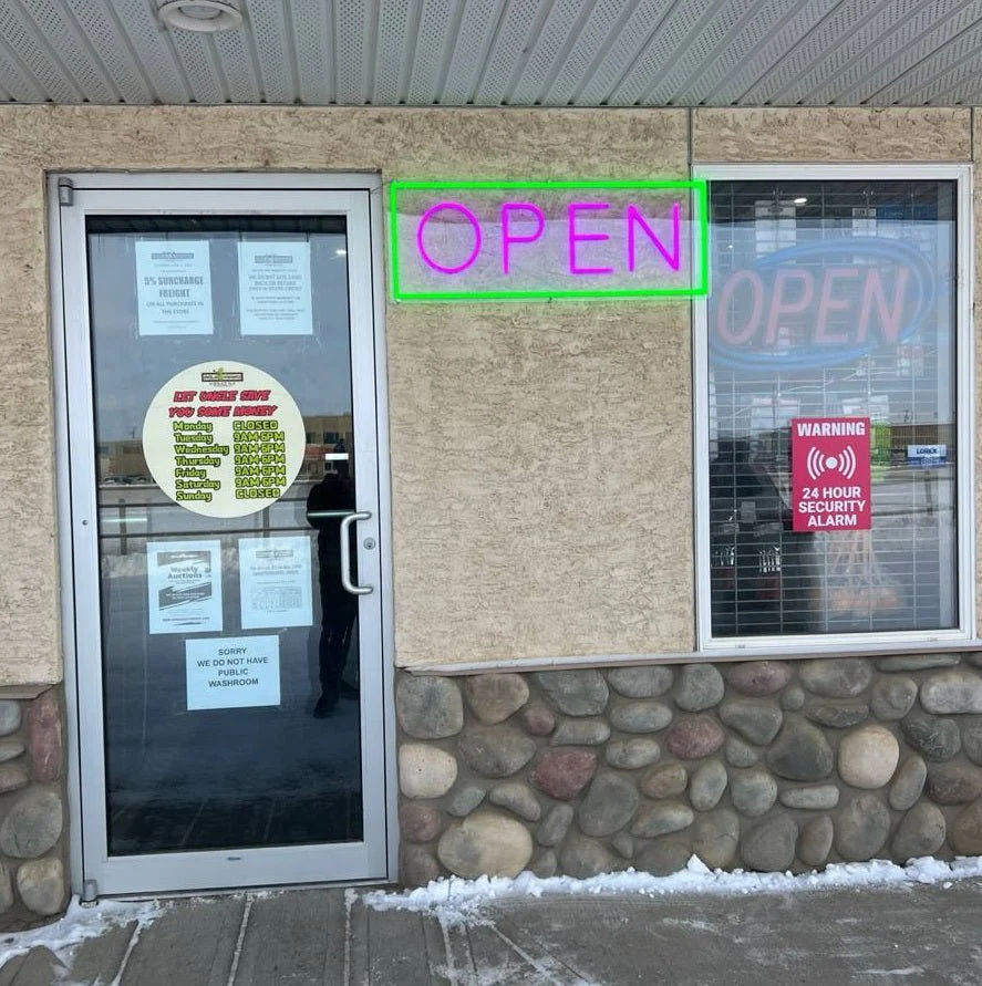 Jumbo Ultra Bright Neon LED Open Sign – High Visibility Storefront Display