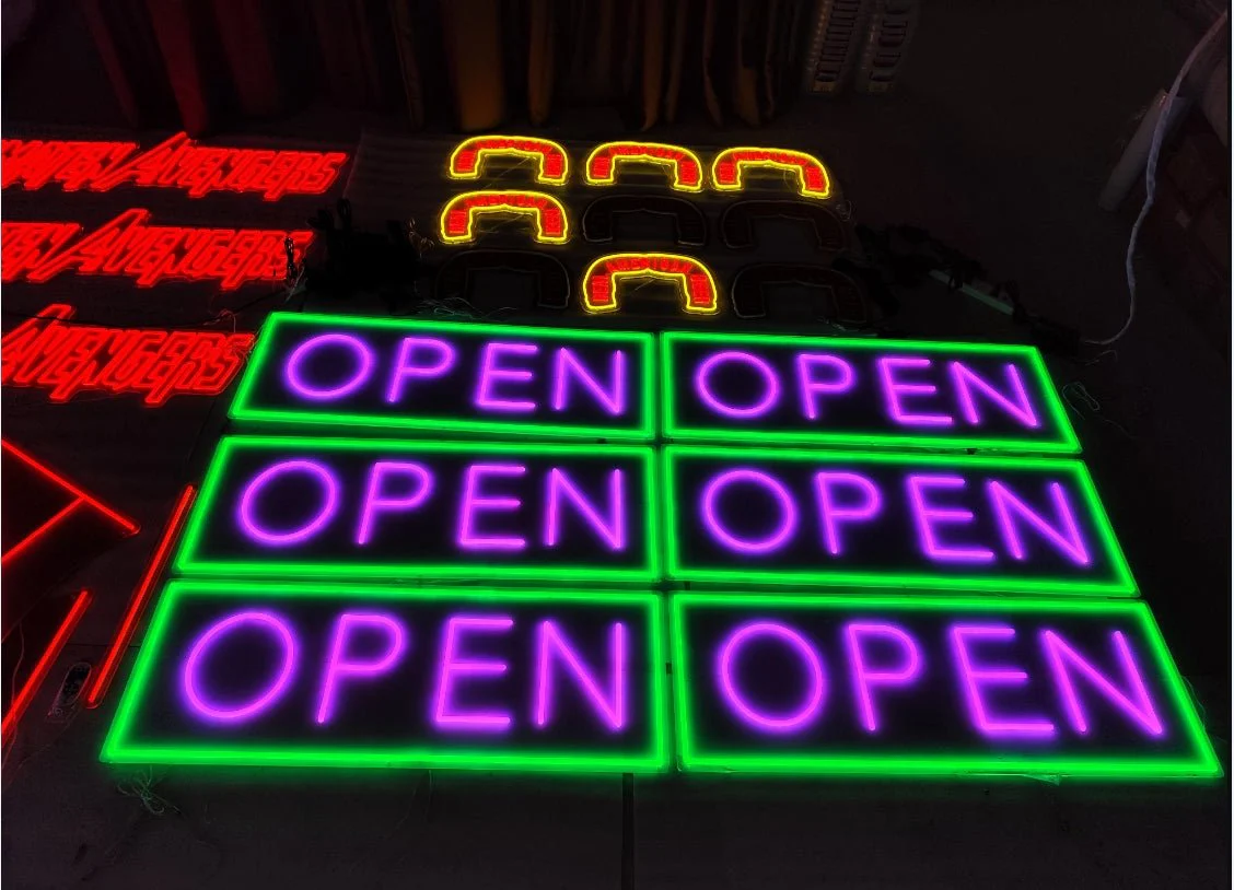 Jumbo Ultra Bright Neon LED Open Sign – High Visibility Storefront Display - Image 2