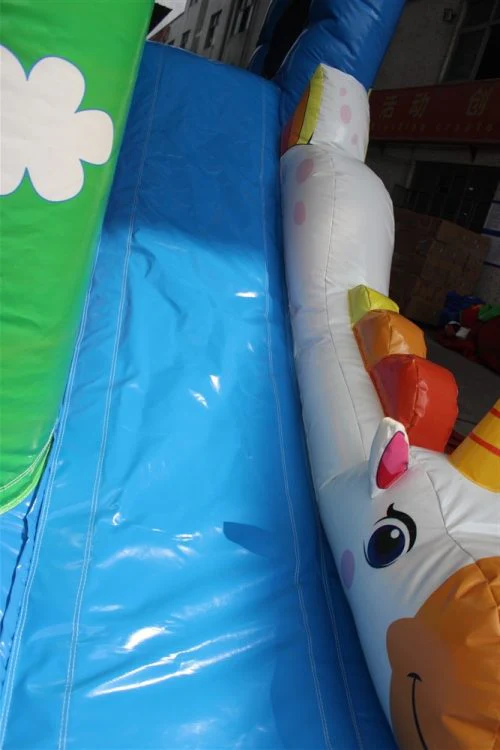Unicorn Bouncy Castle & Slide Combo – 18 oz Vinyl with Blower | Model QB299 - Image 12