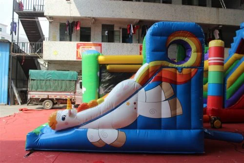 Unicorn Bouncy Castle & Slide Combo – 18 oz Vinyl with Blower | Model QB299 - Image 7