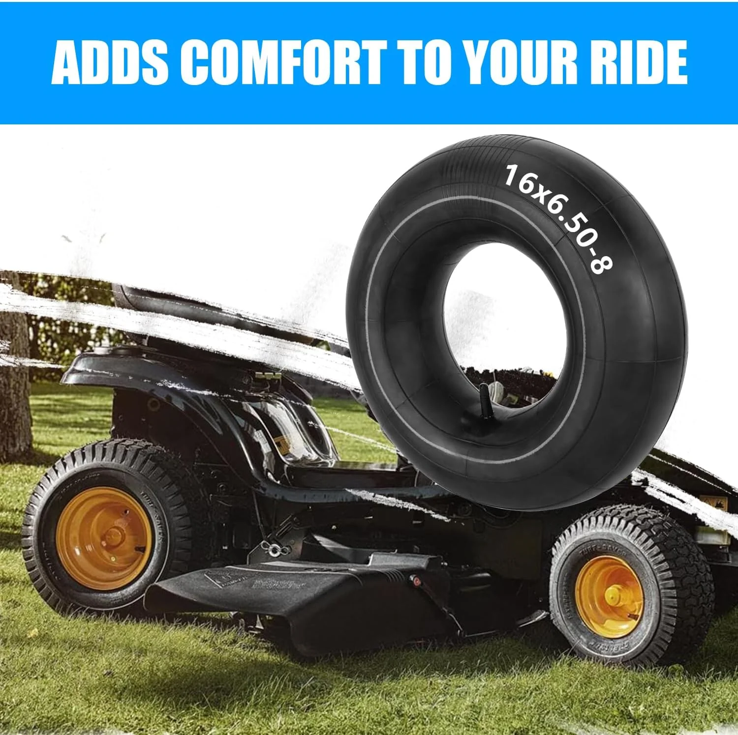 Universal Heavy-Duty Inner Tubes (2-Pack Sets) for Lawn Mowers, Garden Tractors, Carts & Equipment – Multiple Sizes & TR13/TR87 Valves - Image 4