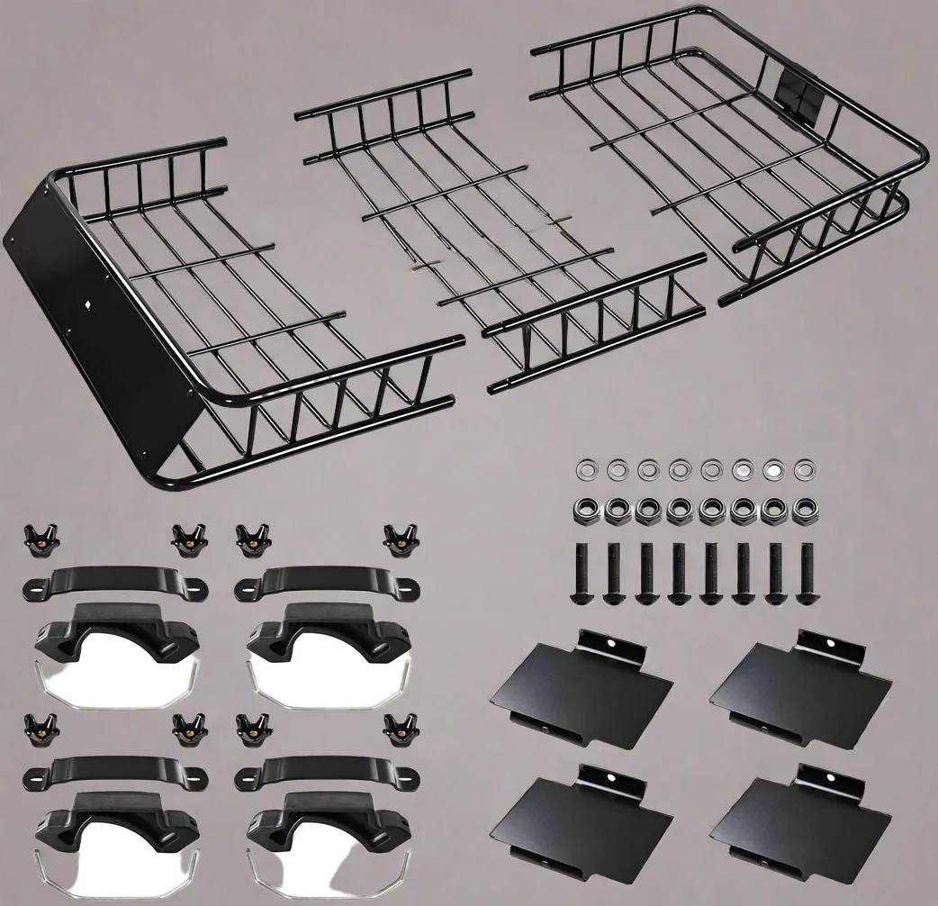 64" Universal Roof Rack Cargo Carrier – Heavy-Duty Luggage Extension Bar HLA37 - Image 2