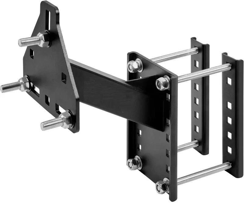 Universal Trailer Tire Rack – RV Truck Steel, Black Powder Coated, Adjustable Mount TR05607 - Image 3