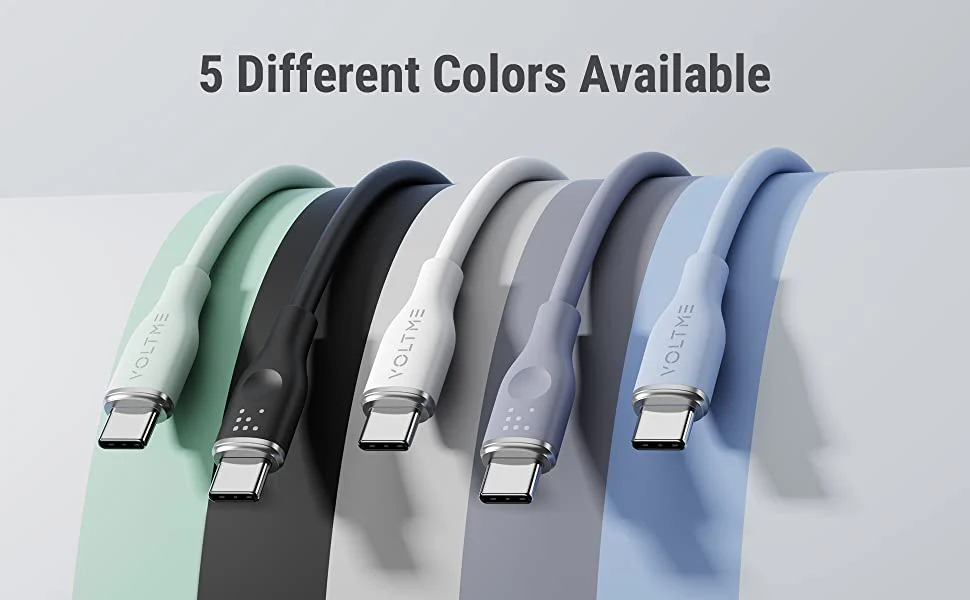 VOLTME 60W USB-C to USB-C Cable 6ft Fast Charging Cable