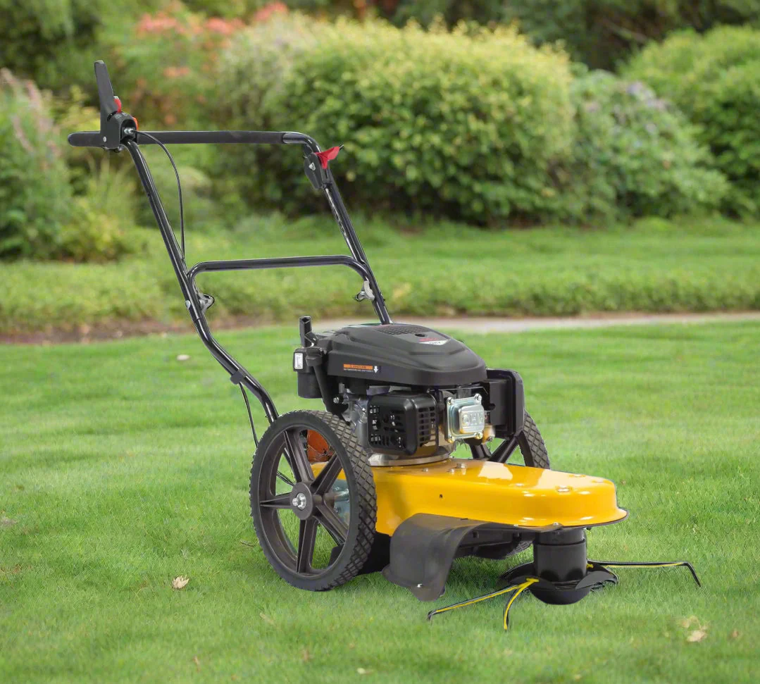 New Walk-Behind Wheeled String Trimmer – Heavy-Duty Grass & Weed Cutter 814541